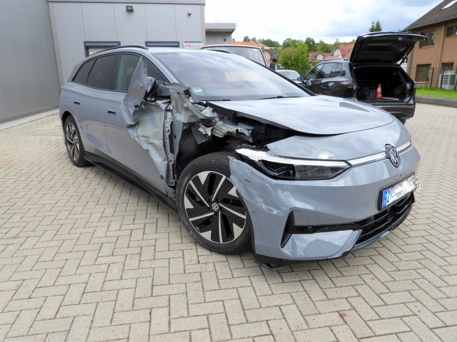 Dokumentierter Unfallschaden an einem Fahrzeug